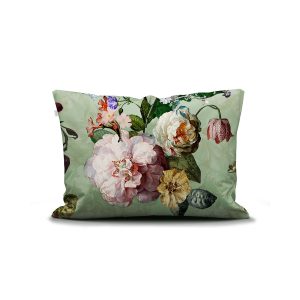 Essenza Fleur Kussensloop Quiet green