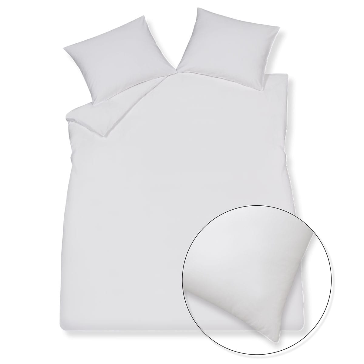 Vandyck Satin Luxe Kussensloop White - Afbeelding 3