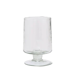 Wijnglas Gehamerd Transparant (set van 4)