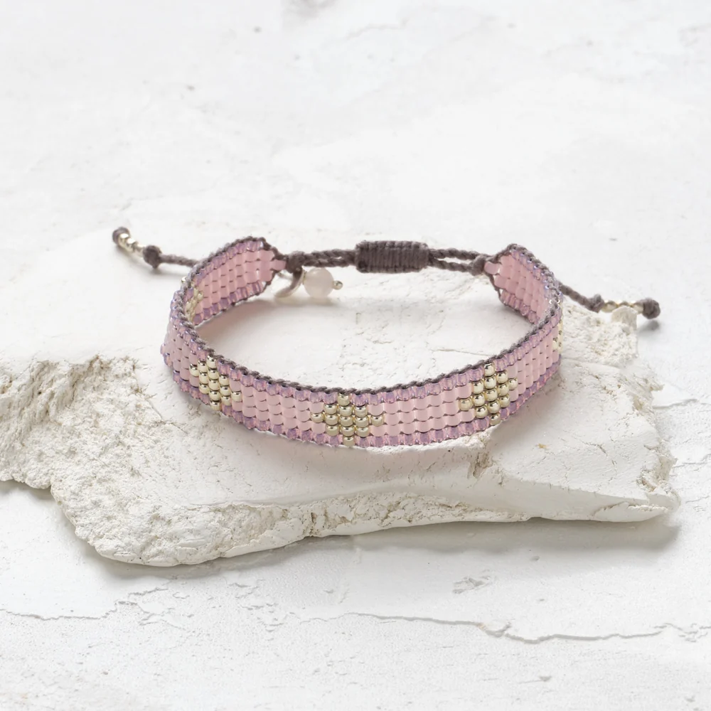 SEASIDE ROZENKWARTS ARMBAND - Afbeelding 4
