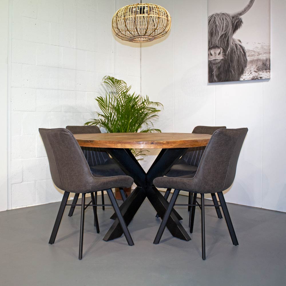 Eettafel Mango Rond - Afbeelding 3