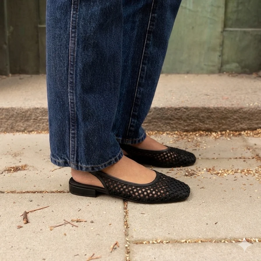 SLFMICHELLE BRAIDED SLINGBACK - Afbeelding 6