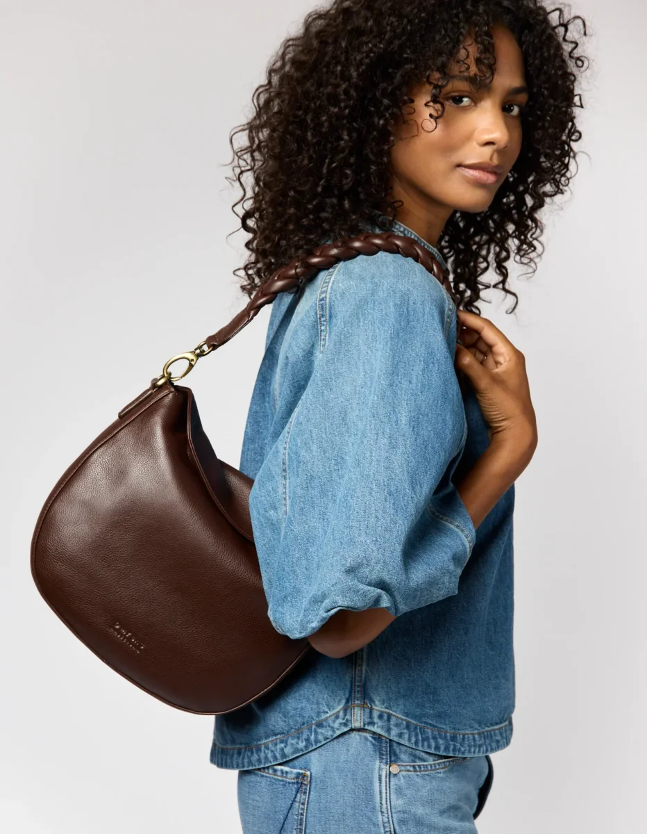 Lana Chocolate Soft Grain Leather - Afbeelding 9