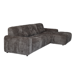 Memphis 3-AL + Chaise R – Haga 16 charcoal