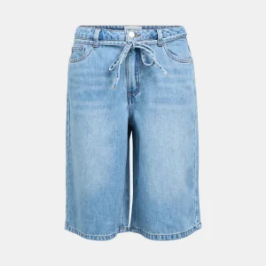OBJROSIE MW LO DENIM LONG SHORTS NOOS