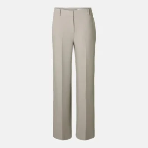 SLFRITA MW WIDE PANT MEL NOOS