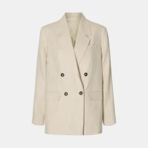 SLWELIN-IDA DB LINEN BLAZER