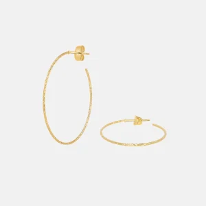Glitter hoops ovaal