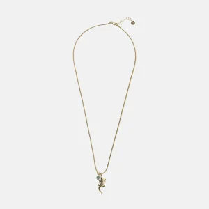 Wild Alligator Aventurine Necklace GP