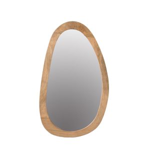 Organische spiegel Lou Naturel Mangohout 60 cm