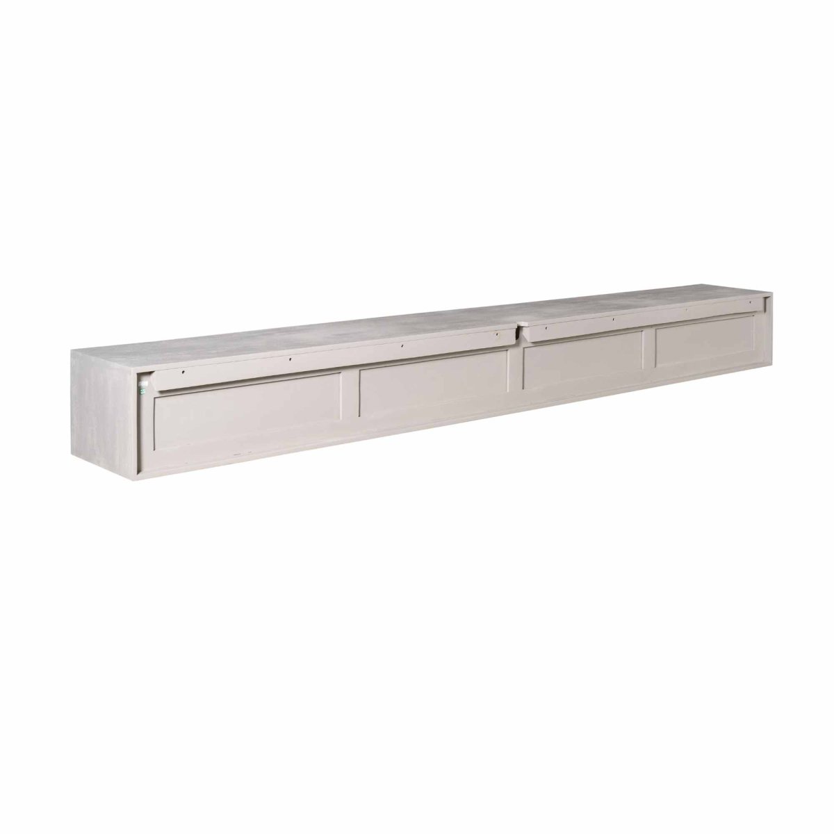 Zwevend tv meubel Ambiance Taupe Mangohout 280 cm - Afbeelding 9