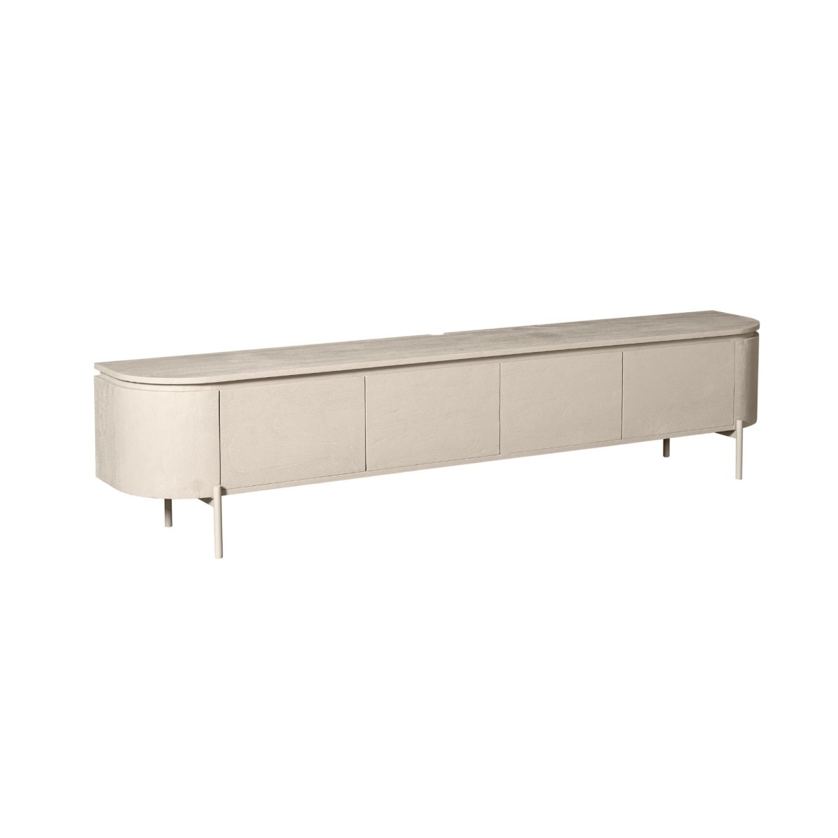 Tv meubel Excellent Zand Mangohout 200 cm - Afbeelding 9