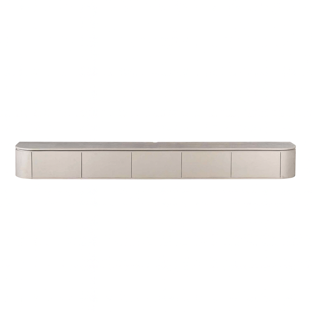Tv meubel Excellent Taupe Mangohout 280 cm - Afbeelding 7
