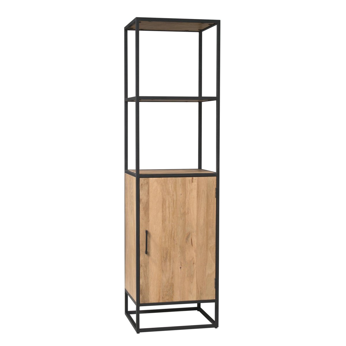 Boekenkast Dakota met deur Naturel Mangohout 55 cm - Afbeelding 6