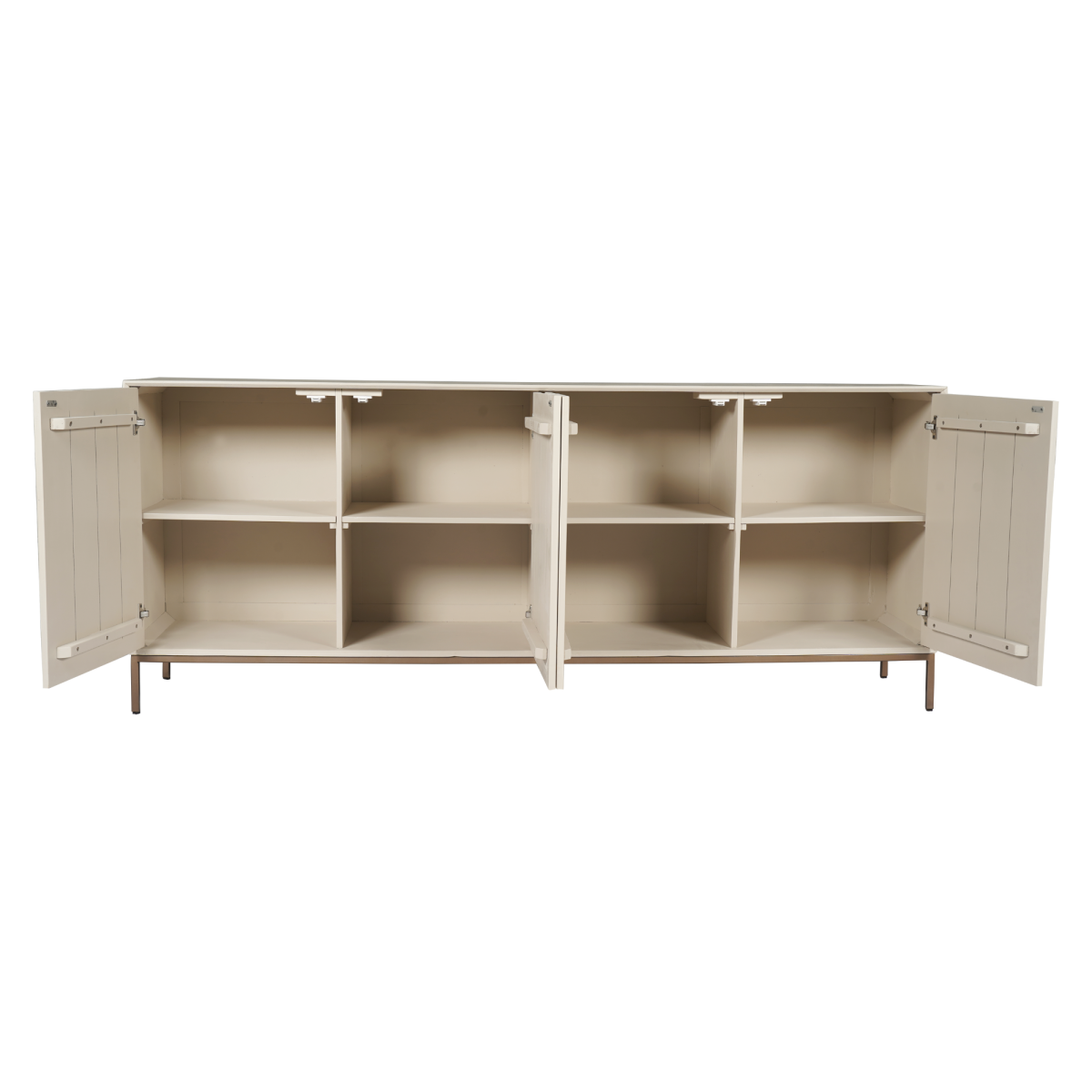 Dressoir Madison Zand Mangohout 210 cm - Afbeelding 9