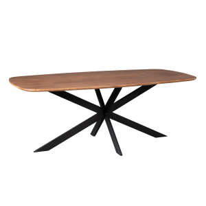 Deens ovale eettafel Elegance Naturel Mangohout 240 cm