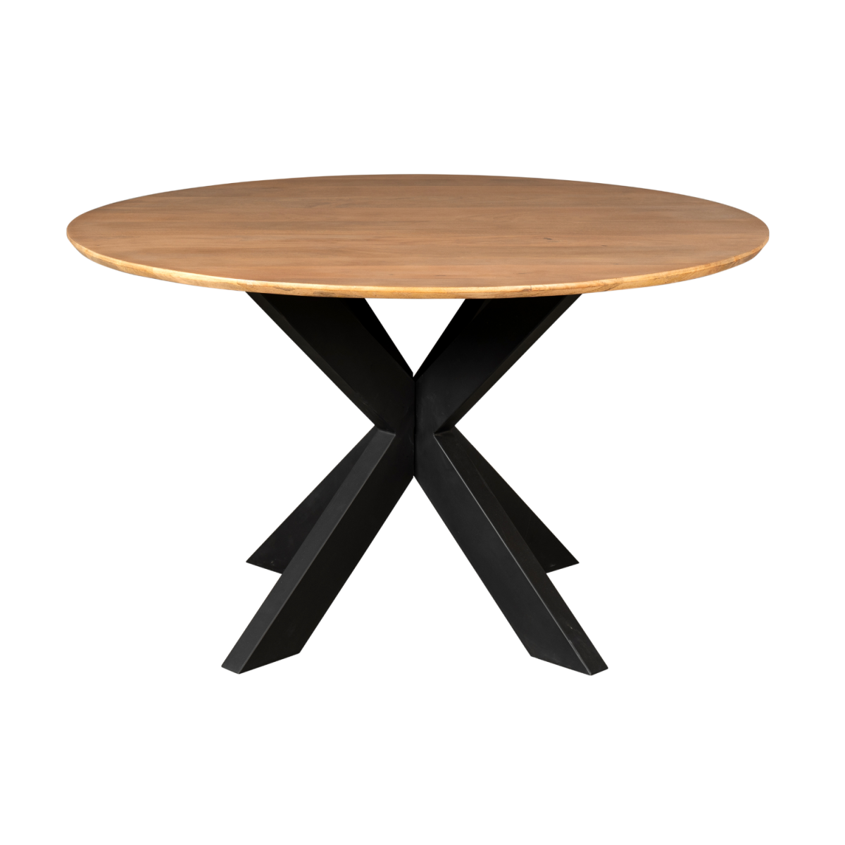 Ronde eettafel Madison Naturel Mangohout 130 cm - Afbeelding 3