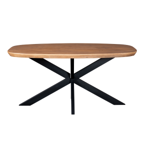 Deens ovale eettafel Madison Naturel Mangohout 160 cm