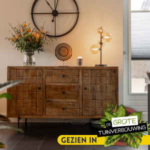 Dressoir Brandy Naturel Mangohout 160 cm