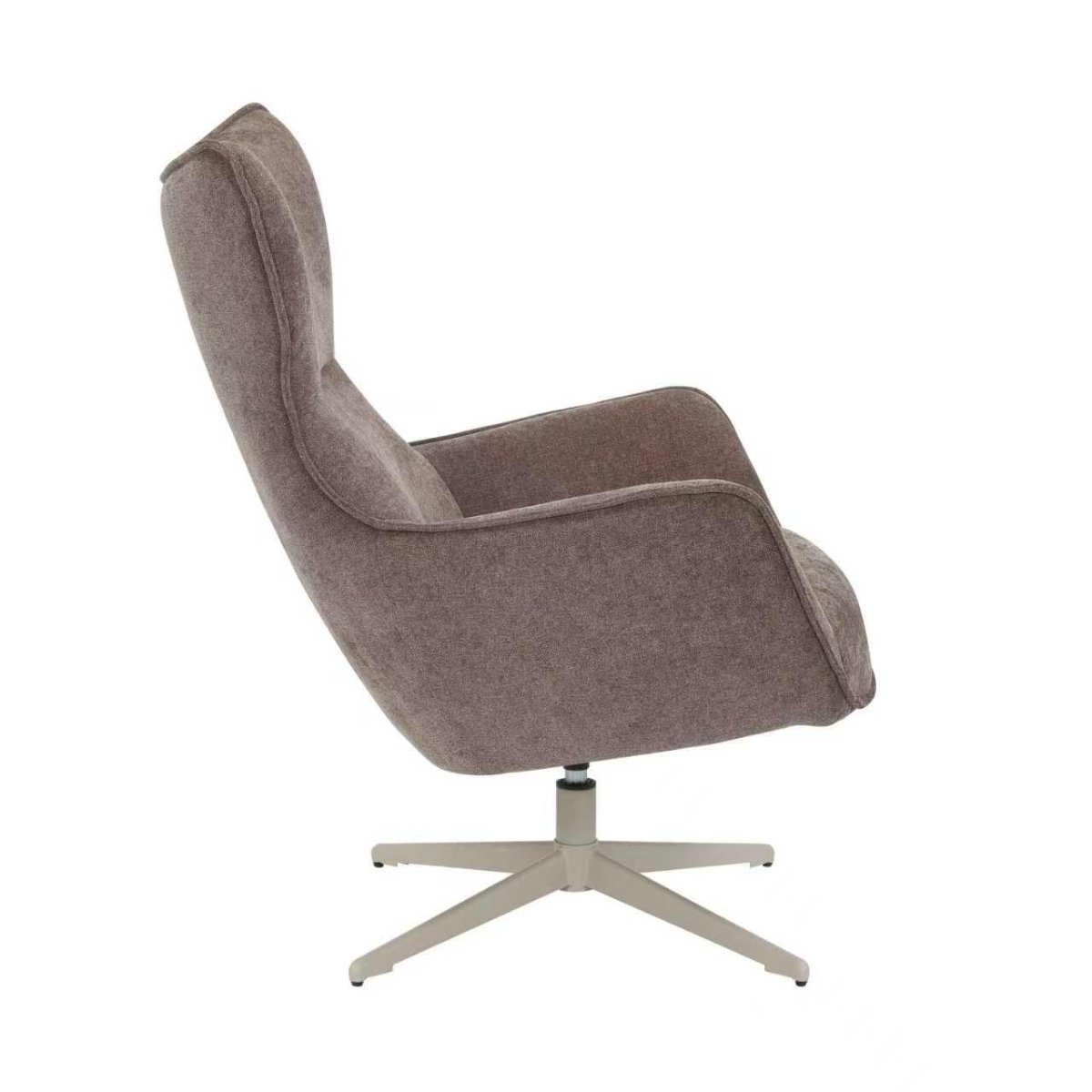 Draaibare fauteuil Julia Bruin - Afbeelding 3