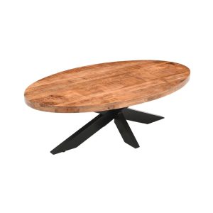 Ovale Salontafel Mango 130 cm