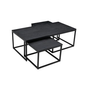 Salontafelset Rectangle Mango 120 cm (set van 3)