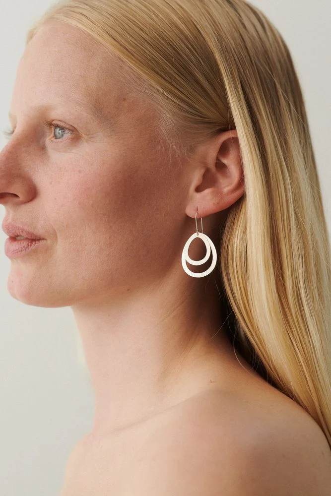 Small double drops earring - Afbeelding 4