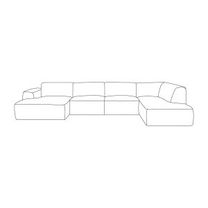 LABEL51 Banken Verona – Elite Natural 03 – Chenille – U-Bank Rechts