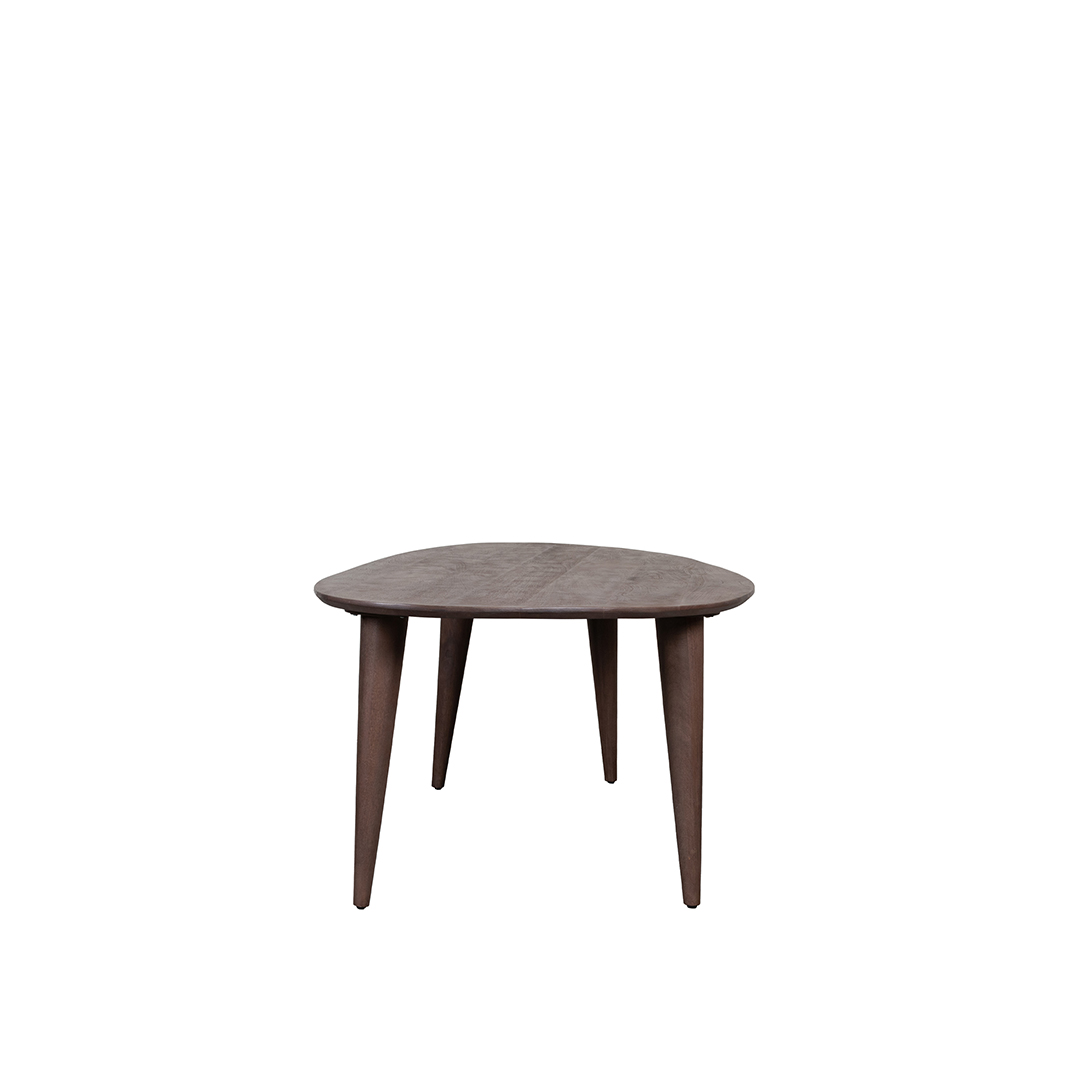LABEL51 Eetkamertafel Fly – Espresso – Mangohout – 180 cm – Organisch - Afbeelding 4