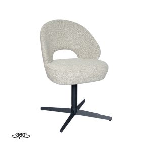 LABEL51 Eetkamerstoelen Saint Tropez – Naturel – Boucle