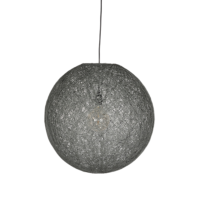 LABEL51 Hanglamp Twist – Grijs – Vlas – L - Afbeelding 3