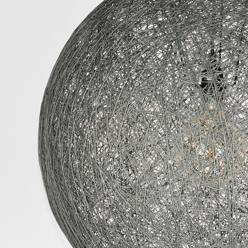 LABEL51 Hanglamp Twist – Grijs – Vlas – L - Afbeelding 5