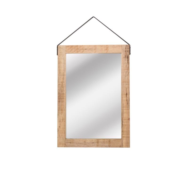 LABEL51 Spiegel – Naturel – Mangohout – 60×85 cm - Afbeelding 3