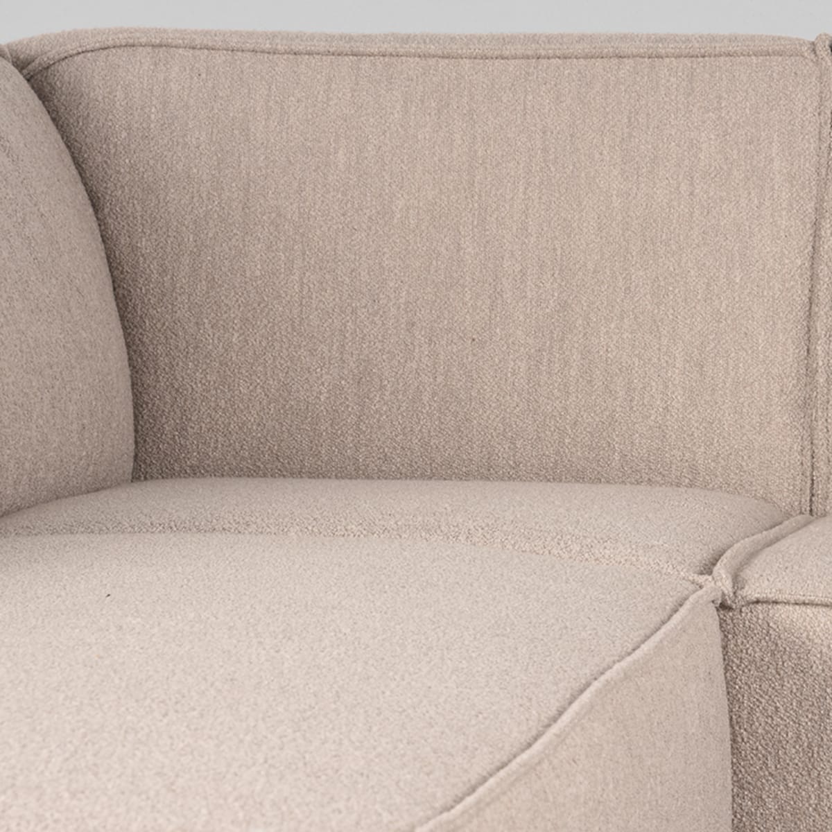 LABEL51 Hoekbank Kay – Naturel Boucle – Boucle – Hoekbank Links - Afbeelding 4