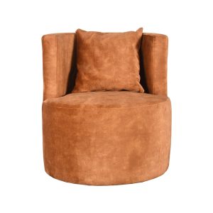 LABEL51 Fauteuil Evy – Oker – Velvet – 65 cm