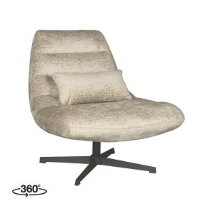 LABEL51 Fauteuil Nox – Beige – Chenille – One Size