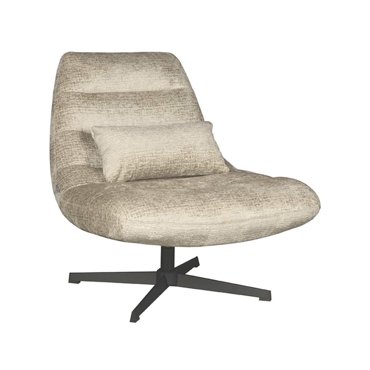 LABEL51 Fauteuil Nox – Beige – Chenille – One Size - Afbeelding 3