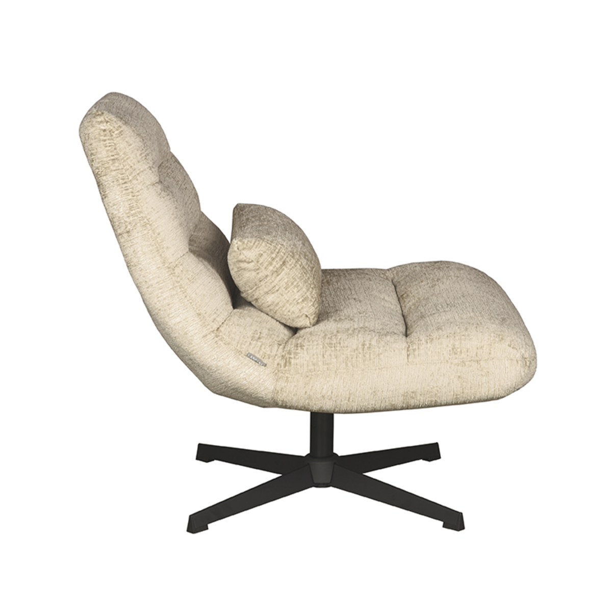 LABEL51 Fauteuil Nox – Beige – Chenille – One Size - Afbeelding 5