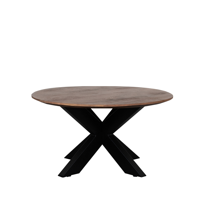 LABEL51 Salontafel Otis – Nature Smooth – Mangohout – 80 cm – Rond - Afbeelding 3