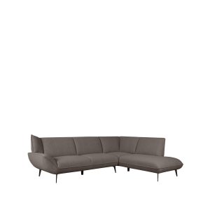 LABEL51 Hoekbank Pesaro – Bruin – Boucle – Hoekbank Rechts