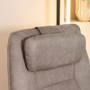 LABEL51 Sierkussen Hoofdkussen – Taupe – Micro Suede – One Size