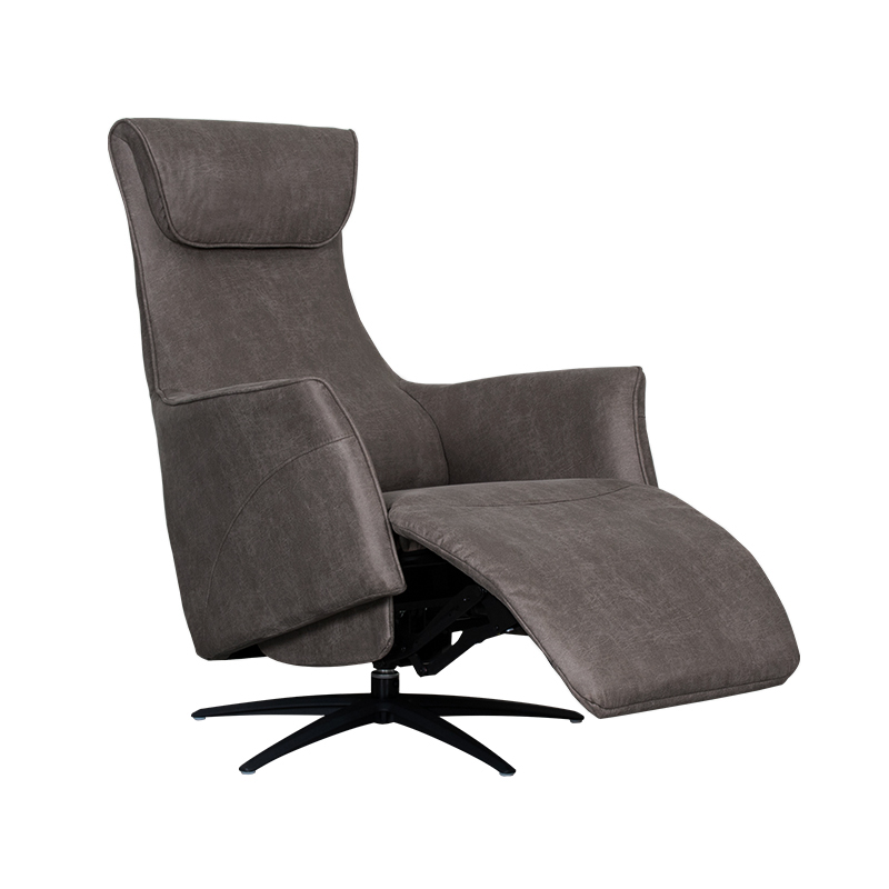 LABEL51 Fauteuil Lund – Antraciet – Kunstleder – 2-Motorig – Met Massagefunctie - Afbeelding 4