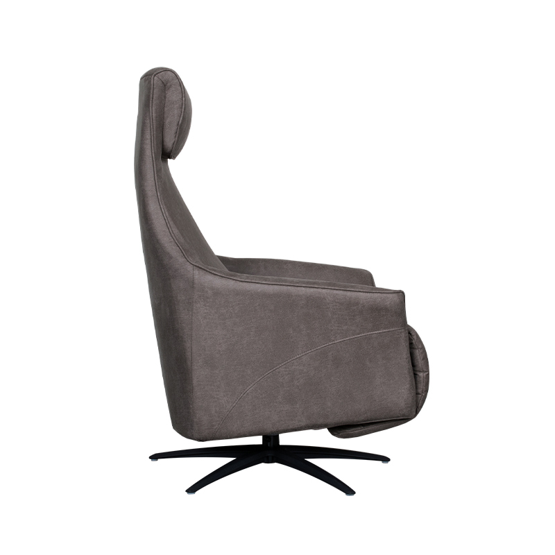 LABEL51 Fauteuil Lund – Antraciet – Kunstleder – 2-Motorig – Met Massagefunctie - Afbeelding 6