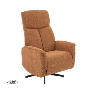 LABEL51 Fauteuil Aarhus – Coral – Boucle – 2-Motorig