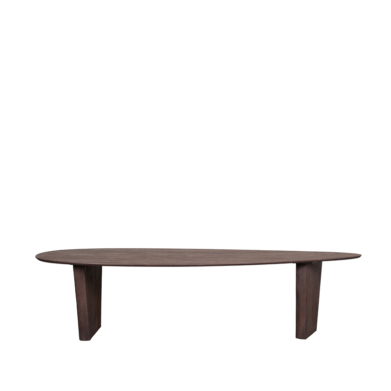 LABEL51 Eetkamertafel Wow – Espresso – Mangohout – 300 cm - Afbeelding 3